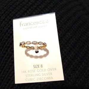 Rose Gold ring Francesca's